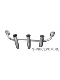 Подставка под удочку 3 стакана, алюминиевая