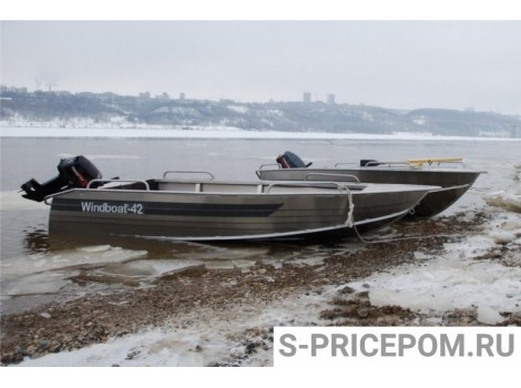 Алюминиевая лодка WINDBOAT-42M