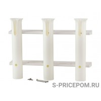 Подставка под удочку 3 стакана, белая