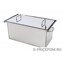 Коптильня из нержавейки с гидрозатвором "Престиж" 400 - 2 мм.