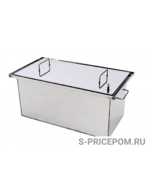 Коптильня из нержавейки с гидрозатвором "Престиж" 400 - 2 мм.