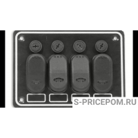 Панель выключателей четырех позиционный клавишный