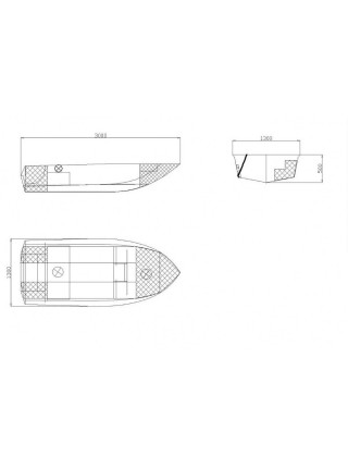 Моторная лодка ПНД Авангард (Тактика)-3.0 Р