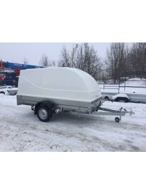 Автомобильный прицеп Трейлер 829450 s3,5х1,5 с пластиковой крышкой
