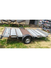 Автомобильный прицеп Трейлер для перевозки двух квадроциклов 829450 4.1х1.9