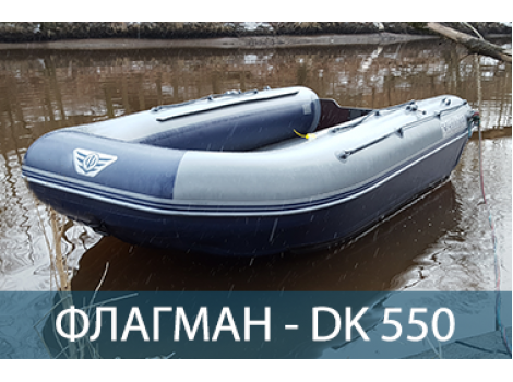 Двухкорпусная надувная лодка ПВХ ФЛАГМАН DK 550 Air