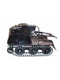 Мотобуксировщик KOiRA T 15 R с реверс-редуктором и ручным стартером. (Стеклопластиковый капот)