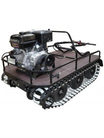 Мотобуксировщик KOiRA TR 13 с понижающим редуктором для болот и ручным стартером