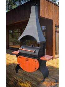 Мангал-коптильня МК-8д