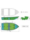 Стеклопластиковая лодка Neman 340