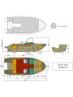 Алюминиевая лодка Heман-450DC NEW