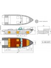 Алюминиевая лодка Heман-500DCM