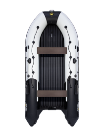 Надувная лодка ПВХ Мастер Лодок Ривьера 4300 Килевое надувное дно "Комби"