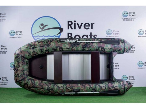 Надувная лодка ПВХ Ривербот (RiverBoats) RB-330 алюминиевый пол