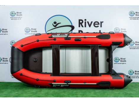 Надувная лодка ПВХ Ривербот (RiverBoats) RB-370 алюминиевый пол