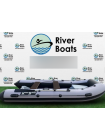 Надувная лодка ПВХ Ривербот (RiverBoats) RB-380 (Встроенный рундук)