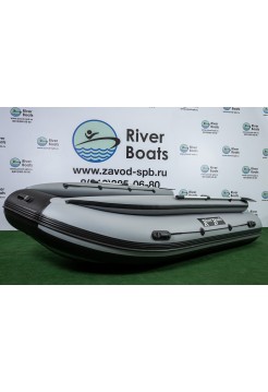 Надувная лодка ПВХ Ривербот (RiverBoats) RB-430 НДНД фальшборт