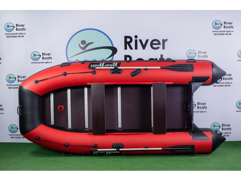 Лодка пвх riverboats rb 370 киль алюминиевый пол