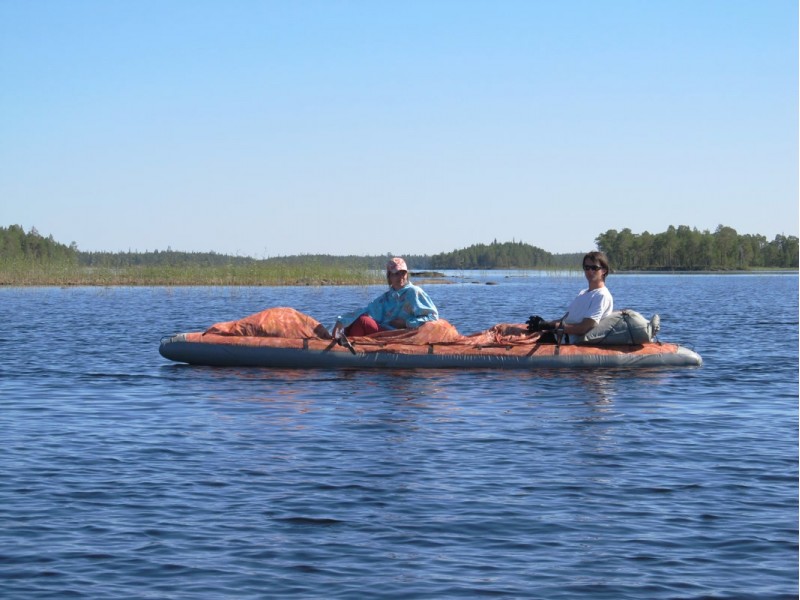 Байдарка Щука-2 с баллонами из ПУ-ткани: купить по низкой цене