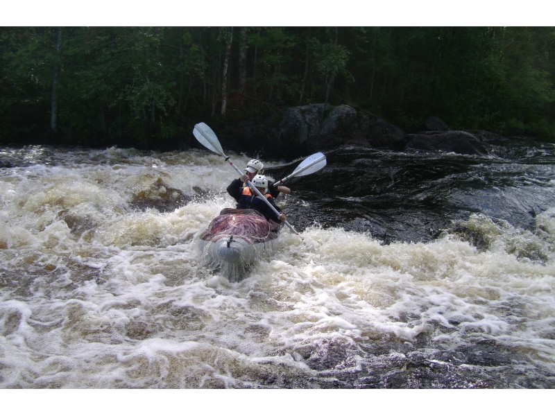 Байдарка Щука-2 с баллонами из ПУ-ткани: купить по низкой цене