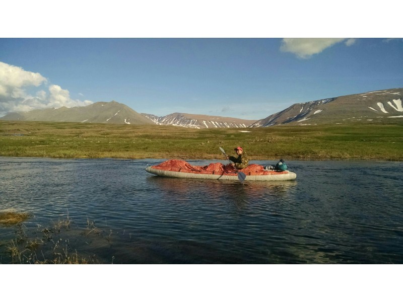 Байдарка Щука-2 с баллонами из ПУ-ткани: купить по низкой цене