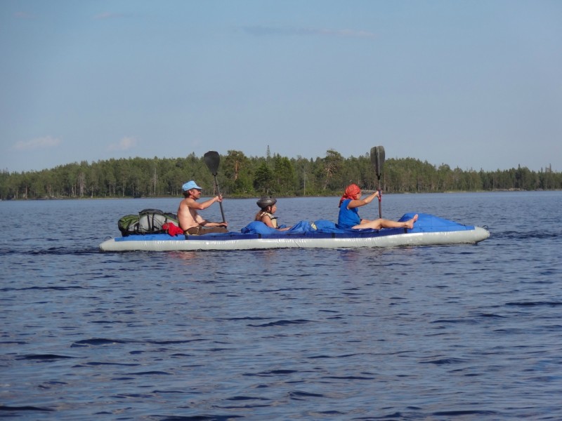 Байдарка Щука-3 с пленочными баллонами: купить по низкой цене