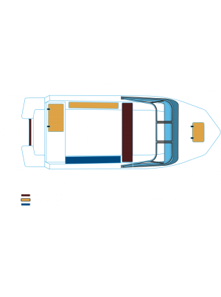 Моторная лодка ПНД Свиммер (Swimmer)-450 R