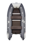 Надувная лодка ПВХ  Таймень LX 3400 СК Графит/светло-серый
