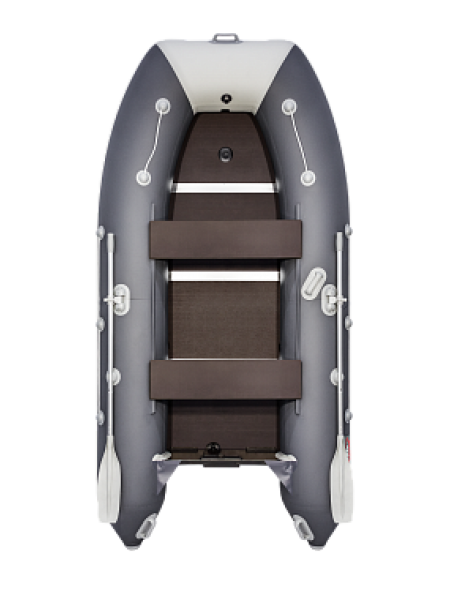 Надувная лодка ПВХ Таймень LX 3400 СК Графит/светло-серый