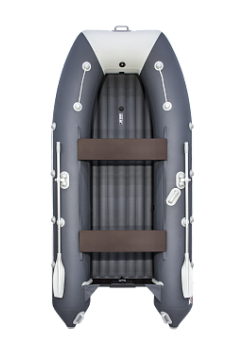 Надувная лодка ПВХ  Таймень lx 3600 НДНД Графит/светло-серый