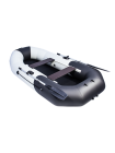 Надувная лодка ПВХ Таймень NX 270 "Комби" светло-серый/черный