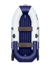 Надувная лодка ПВХ Таймень NX 270 НД "Комби" светло-серый/синий
