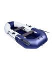 Надувная лодка ПВХ Таймень NX 270 НД "Комби" светло-серый/синий