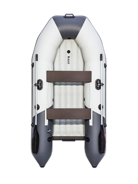 Надувная лодка ПВХ Таймень NX 2800 НДНД "Комби" светло-серый/графит