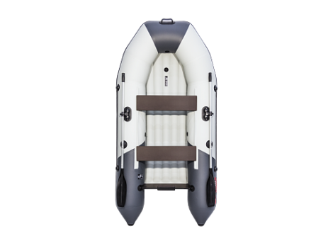 Надувная лодка ПВХ Таймень NX 2800 НДНД "Комби" светло-серый/графит