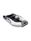 Надувная лодка ПВХ Таймень NX 2850 Слань-книжка киль "Комби" светло-серый/графит