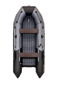 Надувная лодка ПВХ Таймень nx 4000 НДНД pro Графит/черный