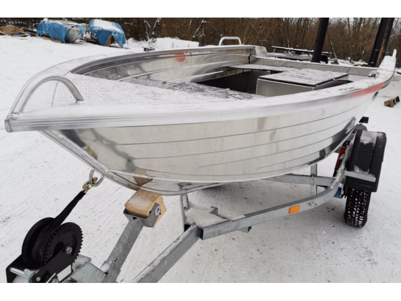Купить алюминиевую лодку Тактика 390 РM ФИШ (Fish) в интернет-магазине сдоставкой