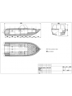 Алюминиевая лодка Тактика 430 DC
