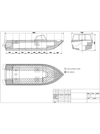 Алюминиевая лодка Тактика 490