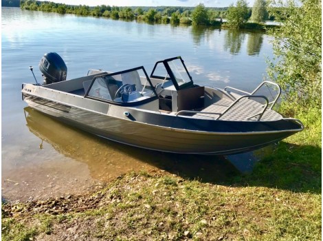 Алюминиевый катер Тактика 490 DC отличный выбор для прогулок, рыбалки и охо...