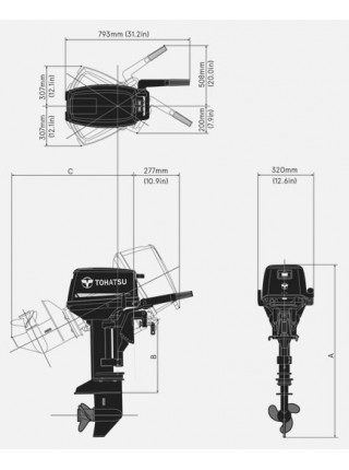 Характеристики лодочных моторов тохатсу