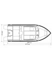 Алюминиевая лодка REALCRAFT-600 CABIN
