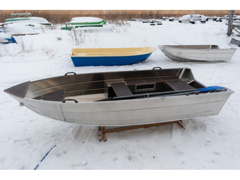 Алюминиевая лодка ВИЗА Алюмакс-355 ПРО купить по низкой цене в интернетмагазине в Москве