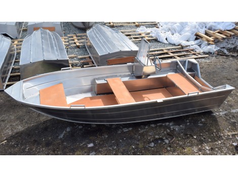 Алюминиевая лодка ВИЗА Алюмакс-415 Консоль