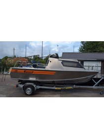 Алюминиевая лодка Wellboat-53 рубка