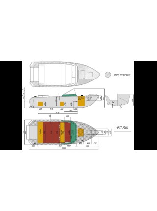 Алюминиевая лодка Wyatboat-550 PRO