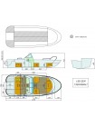 Стеклопластиковая лодка Wyatboat-430DCM ТРИМАРАН